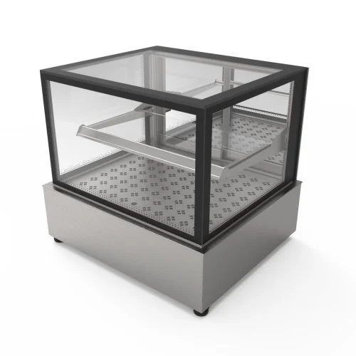 Vitrine Aquecida de Sobrepor Linha Diamante 700mm Vitrine Aquecida de Sobrepor Linha Diamante 700mm