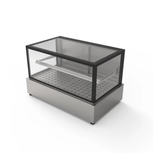 Vitrine Aquecida de Sobrepor Linha Diamante 1000mm Vitrine Aquecida de Sobrepor Linha Diamante 1000mm