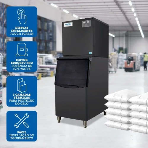 Máquina de Gelo Cubo TH700 – Até 300 Kg/dia