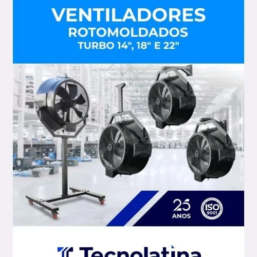 TECNOLATINA  VENTILADORES  ROTOMOLDADOS 