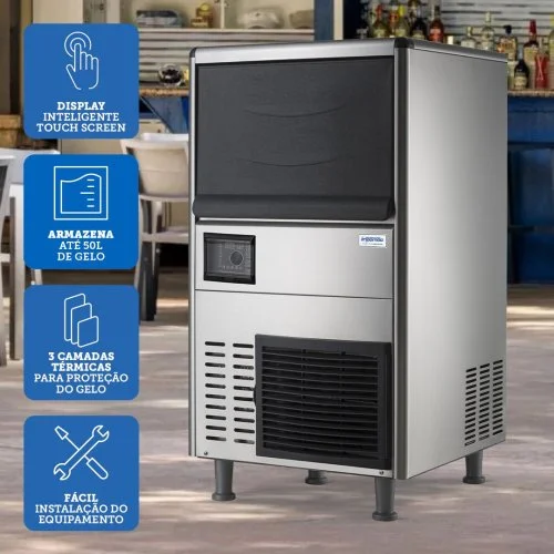Máquina de Gelo Granular Impomac GR-150 – Até 150 Kg/dia