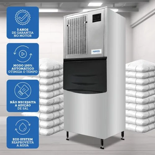 Máquina de Gelo Escama SK-053 – Até 600 Kg/dia