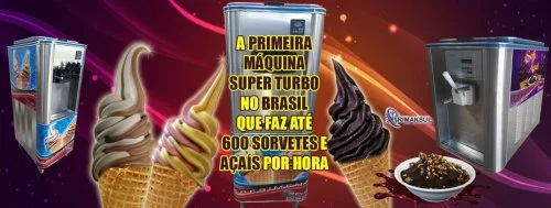 MAQUINA DE SORVETE EXPRESSO E AÇAI 