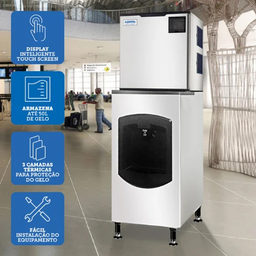 Máquina de Gelo Cubos Dispenser SK-420D