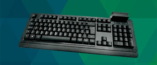SKA-2025 LCM  Teclado ABNT2 com Leitor de Cartão Magnético