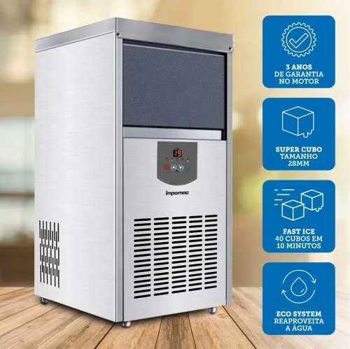   Máquina de Gelo Cubo TH50 – Até 38 Kg/dia