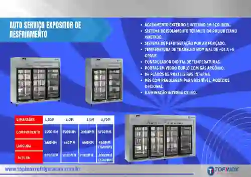 ALTO SERVIÇO EXPOSITOR RESFRIAMENTO