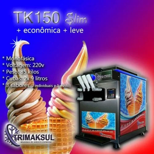TRIMAKSUL MAQUINA DE SORVETE EXPRESSO E AÇAI 